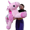 Peluche de Unicornio rosado de 100cm Envio Gratis