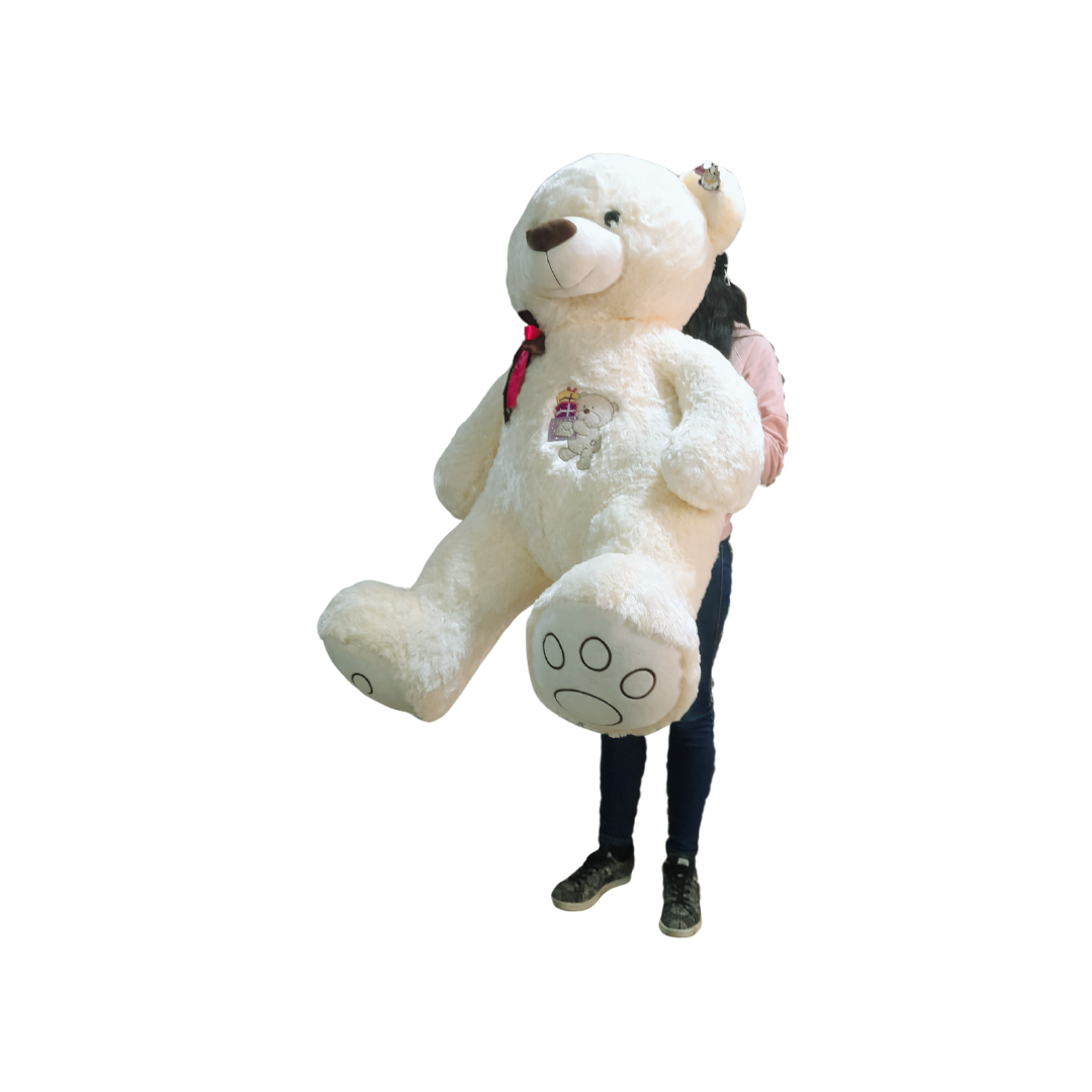 OSO CON BORDADO EN EL PECHO DE 155 CM MANTEQUILLA ENVIO GRATIS
