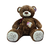 OSO CON BORDADO EN EL PECHO DE 155 CM CAFE ENVIO GRATIS