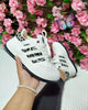 Tenis negro con blanco 3 franjas femenino Envió Gratis
