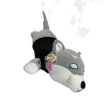 Lobo acostado con camiseta masmelo 50cm Envío Gratis